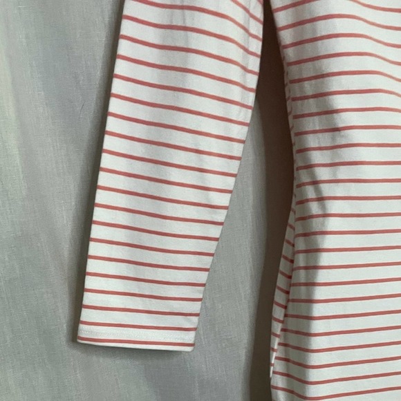 Forever 21 White & Coral Stripe Bodycon Dress - Picture 9 of 16